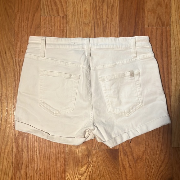 FINAL PRICE - DONATING - Joe’s Jeans- Cuffed Jean Shorts - White - 27" - Picture 2 of 5